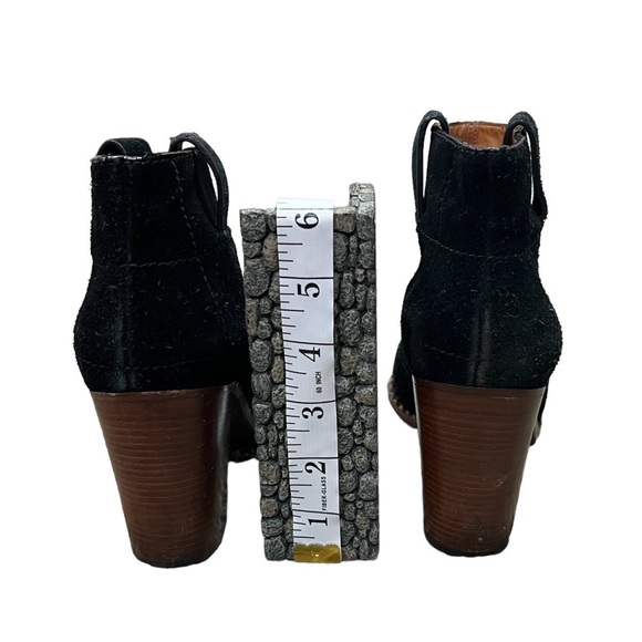 Marc By Marc Jacobs Black Suede Heeled Ankle Boots Size 36 Women’s - Picture 8 of 9
